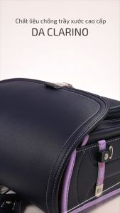 Cặp sách Balo chống gù Nhật Randoseru - Mimi Cube Yoko cho bé gái