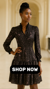 ทไวไลท์ เพสลีย์ ชาร์ม เดรส (Twilight Paisley Charm Dress)_SecondhanD_SP085