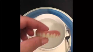 2Pcs Top + Bottom Silicone False Teeth Top Bottom Upper Lower Veneers False Teeth Cosmetic Denture One Size Fits Most