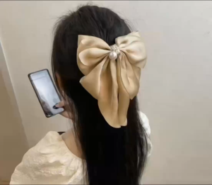 Big Bow Hair Clip Ribbon Bowknot Hairpin Lolita Hair Accessories Penyepit Rambut Reben Kepala Hiasan