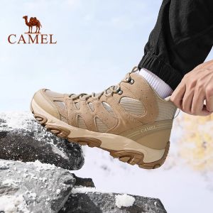 Bốt đi bộ đường dài chống trượt chống thấm nước cho đàn ông ngoài trời lạc đà