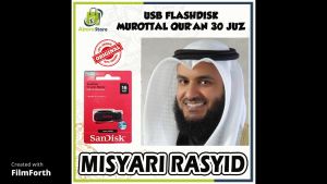 ABARASHOP USB FLASHDISK AUDIO MP3 MUROTAL QURAN 30 JUZ BACAAN SYEKH MISYARI RASYID TERJEMAHAN