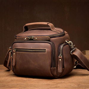 Mantime | Multi-purpose Leather Camera Bag