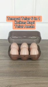 Tempat Telur 6 in 1 Green Genki Market