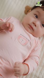 LULLABY - Áo cài lệch dài tay thun lạnh - NH392N