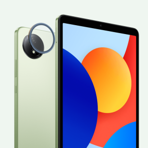 DearMore Redmi PadSE 8.7 Inch Camera Lens Film High Definition Steel Tempered Glass Alloy Frame Metal Ring Full Protection Sticker