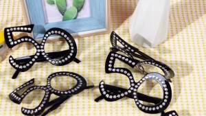 Birthday Rhinestone Number Glasses 18th 21th 30th 40th 50th 60th 80th Birthday Sunglasses Celebration Decoration Party Favors