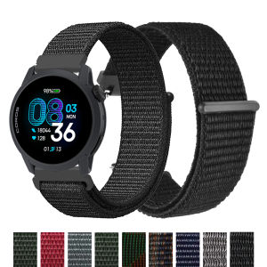 20mm 22mm Velcro Nylon Strap For COROS Apex 2 4 42mm/APEX 2 Pro/APEX 46mm Braided Loop Watch Band For COROS PACE 4 3 2 Bracelet