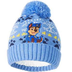 Original Paw Patrol Baby Knitted Hats Boys Girls Warm Caps Autumn And Winter Cartoon Chase Skye Embroidered Childrens Hat 2-8T