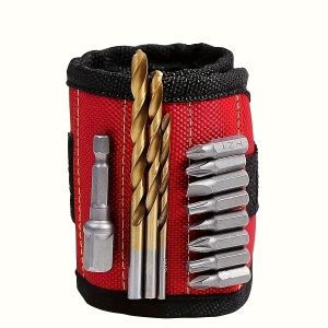 Magnetic Wristband for Holding ScrewsNails Drilling BitsWrist Tool Holder Belts with Strong Magnets Cool Gadgets