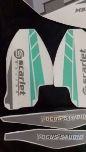 Decal Klx Gordon MOTIF PUTIH KAWASAKI SIMPLE D-A5-097 A5-176