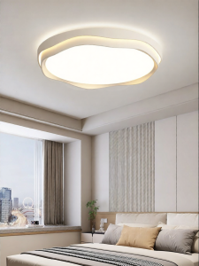 DGY | Simple Cream Style LED Ceiling Light Bright Eye-friendly