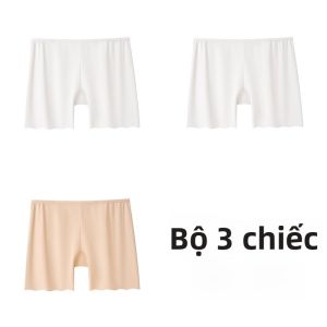 MiiOW | Quần an toàn mỏng mùa hè cho nữ Quần lót nylon thoáng khí không viền không lộ quần lót Ice Silk nâng hông cạp cao