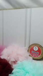 ikat rambut cepolan bahan tile isi 6pcs cepol tile