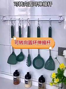 Q 2 PCS Self Adhesive Curtain Rod Bracket 360 Degree Rotation Strong Adhesion For Bathroom Kitchen Bedroom Window