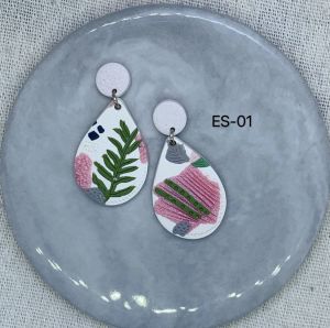 PieceAndMatch The Scribble Series - Handmade Polymer Clay Earrings