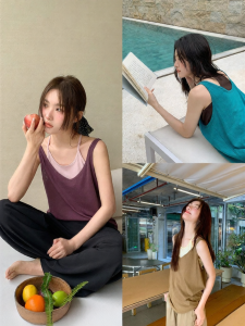 NIHAOKANONG | Bộ Đồ Thể Thao Phong Cách Mỏng Đa Lớp