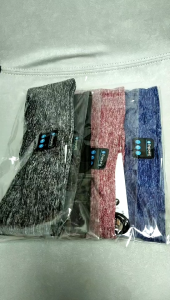 RYLA Wireless Bluetooth Headband Music Headscarf Running Sports Elastic Sweat-proof Headband Rechargeable On-ear Headphones Speaker Earphone for Sleep/Yoga/Sports