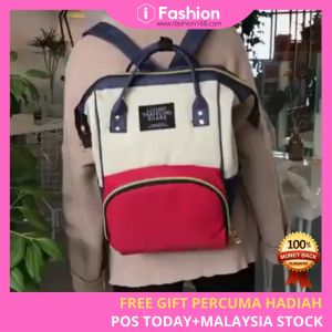 iFASHION 1036 Mommy Backpack Mummy Baby Diaper Nappy Maternity Travel Bagpack Bag Beg Galas Ibu Bayi Bersalin