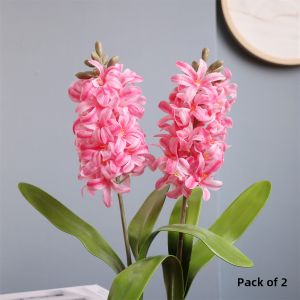 High-End Feel Hyacinth Artificial Flowers Violet Decorative Fake Flowers Living Room Decor Floral Artifacts Home Decor Accessories