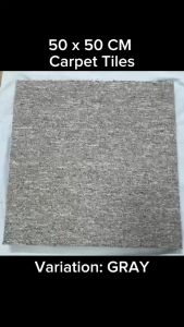 Carpet Floor Sticker 50pcs Self-adhesive Non-slip Carpet Square for home living room Decor 30x30