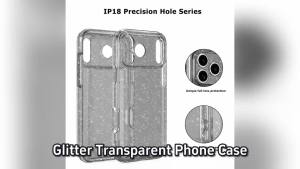 Luxury Glitter Transparent Case For iPhone 17 16 15 14 Pro Max 18 Pro Max Shockproof Clear Camera Lens Protection Soft Cover