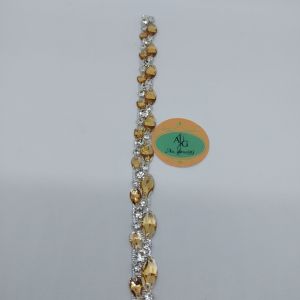 PAYET RANGKAI DI ATAS PITA MUTIARA DIAMON SWAROSKY CANGKANG PERMATA RESIN / PREMIUM DLL((10CM)0048