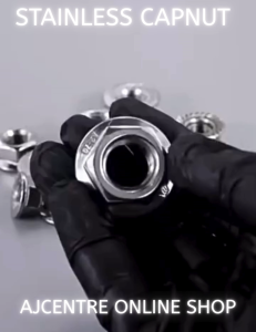 100pcs - 3mm to 12mm MM Stainless Flange nut / Flanged nut (Stainless 304) METRIC SIZE AJCENTRE