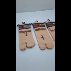 Kaos Kaki Jempol Muslimah Polos Krem Tanpa Telapak Hitam Jual Lusinan