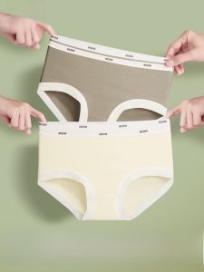 Quần lót nữ MiiOW cotton cạp vừa không đường may kháng khuẩn thoáng khí