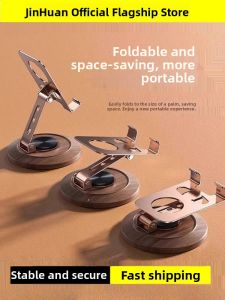 JINHUAN | Adjustable Folding Metal Tablet Stand Rotating 720°