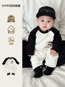 Adorable Spring Outfit Baby Romper Newborn Infant Clothes Korean Style Cotton Elastic Fiber Baby Suit for Babies Boys And Girls