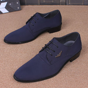 British Style Pointed Toe Leather Shoes Mens Trendy Formal Casual Shoes Wedding Groom Shoes Increased Height New Arrival 2025