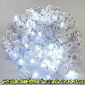 Combo 10 led TRẮNG ko chớp dùng đế LẮP RÁP ĐỒ CHƠI size NHỎ_ đèn ngủ thủ công phụ kiện thủ công lõi đèn cơ chế phát sáng..v.v