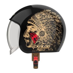 MŨ BẢO HIỂM KÍNH ÂM LÓT THÁO RỜI CHÍNH HÃNG ROYAL M139 TEM APACHE(kính màu tràkhói)