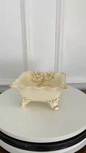 Gạt tàn hoa mai đắp nổi CB21-GT1 phong cách tân cổ điển sang trọng