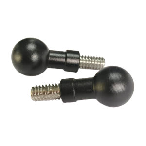 1 Chiếc Nhôm Đầu Bóng 13/17/20/25 Mm Bằng Thép Không Gỉ Vít Cho Camera Hành Động Xe Máy Ô Tô Điện Thoại Di Động Thanh Kết Nối Đen