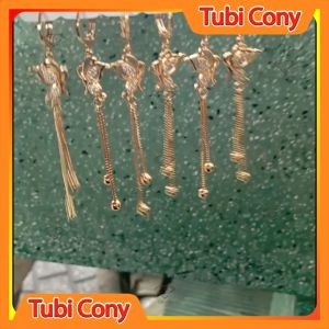 Bông tai nữ tua dài ysx mẫu B301-99-DX1 Tubi Cony - Bền Màu- Bao đổi trả trong 07 ngày