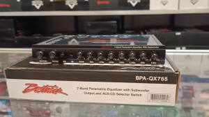 *แท้100%*ปรี 7แบนด์ BOSTWICK รุ่น BPAQX755 มี Hi input ในตัว เสียงดี คุณภาพดี ปรีแอมป์รถยนต์ 7 แบนด์ PREAMP 7 BAND