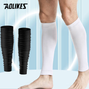AOLIKES 1 Pair Leg Compression SleeveCalf Support Sleeves Legs Pain ReliefLeg Protection Socks for FitnessRunningBasketball
