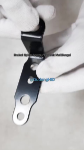 2pcs Bracket Braket Breket Crashbar Jepit Dudukan Lampu Tembak Sorot LED Bar Stand Spion Motor Breket Dudukan Lampu Tembak