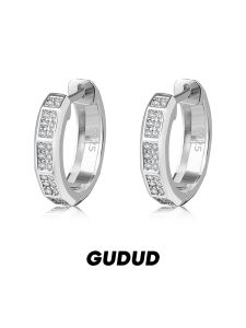 GUDUD | Fashionable Silver Earring Single Piece