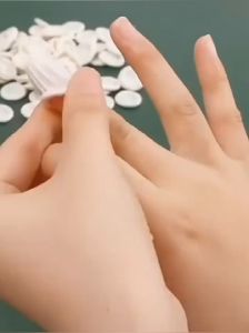 500/100PCS cao su dùng một lần ngón tay cao su cots ngón tay găng tay bảo vệ chống trượt chống tĩnh điện Ống Đeo ngón tay Găng tay Dụng cụ xăm bọc nút tay cầm