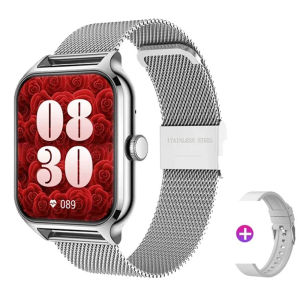 2026 New Mens Smart Watch Womens Gift 2.01inch HD Full Touch Screen Sports Fitness Watch Electronics Bluetooth Talk Smartwatch