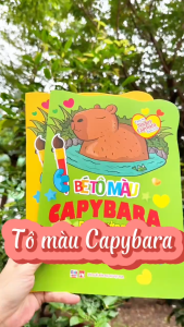 Sách Bé Tô Màu Capybara - Người bạn thân thiện + Cuộc Sống Muôn Màu - Tặng Kèm Sticker Việt Thư