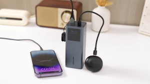 Sạc Dự Phòng 20000mAh 100W Vention PD3.0 Màn Hình TFT Hiển Thị Thông Số Có Sẵn Cáp USB-C Sạc Cùng Lúc Nhiều Thiết Bị Laptop Điện Thoại Máy Tính Bảng..