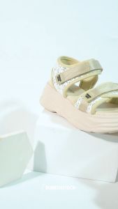 Dunkenstock Agitha Sepatu Sandal Tali Wanita Sendal Gunung Cewe Sol Tinggi 5cm Model Terbaru Kekinian