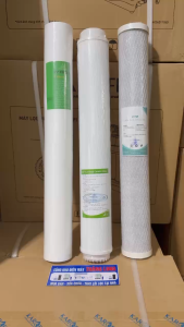 Lõi lọc thô PP 20inch số 1 - Lõi PP bông ép dài 51cm phi 6.5cm - Dùng cho cốc lọc chặn đầu nguồn 20inch gầy