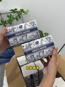 【20 Packs】Botare Air Cushion Facial Tissue 4-Ply 8000 Sheets Total Super Soft Alcohol & Fragrance Free Tisu Lembut for Baby Sensitive Skin Value Pack Home Use