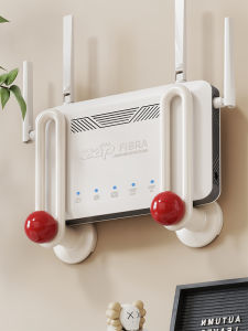 Wall Mounted Hole-Free Multifunctional Rack for WiFi Router and Set-top Box Storage